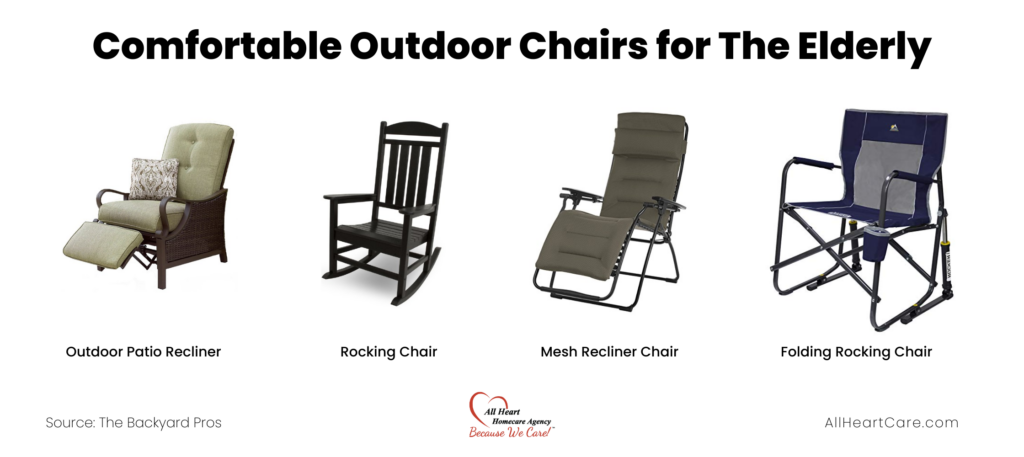 Comfortable Outdoor Chairs for the Elderly