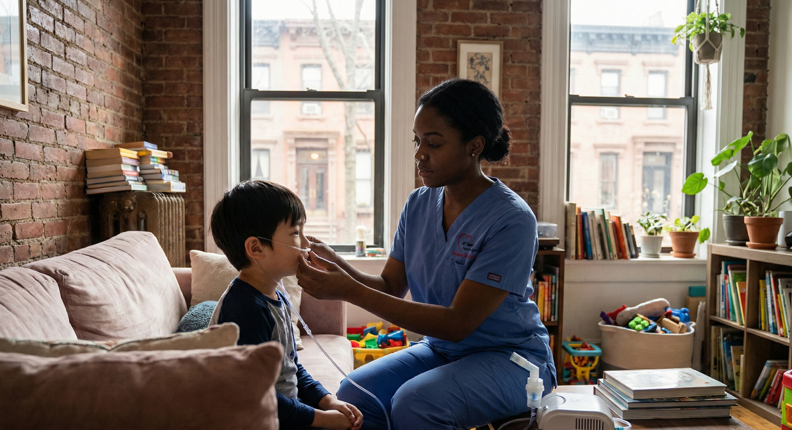 Skilled pediatric private duty nursing care provided at home in NYC.
