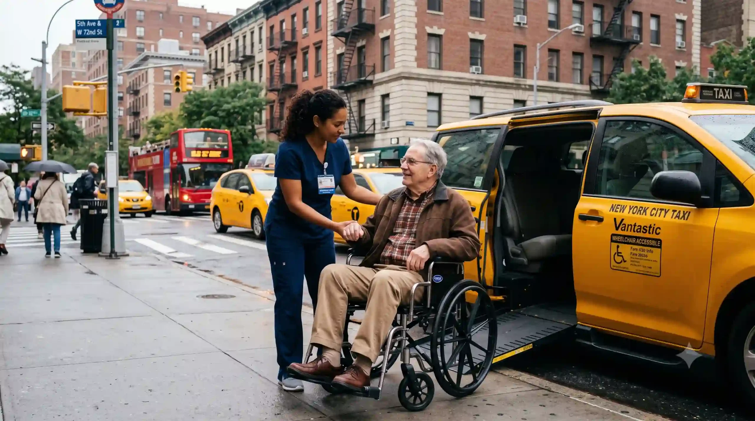 nurse providing transportation services for seniors in nYC