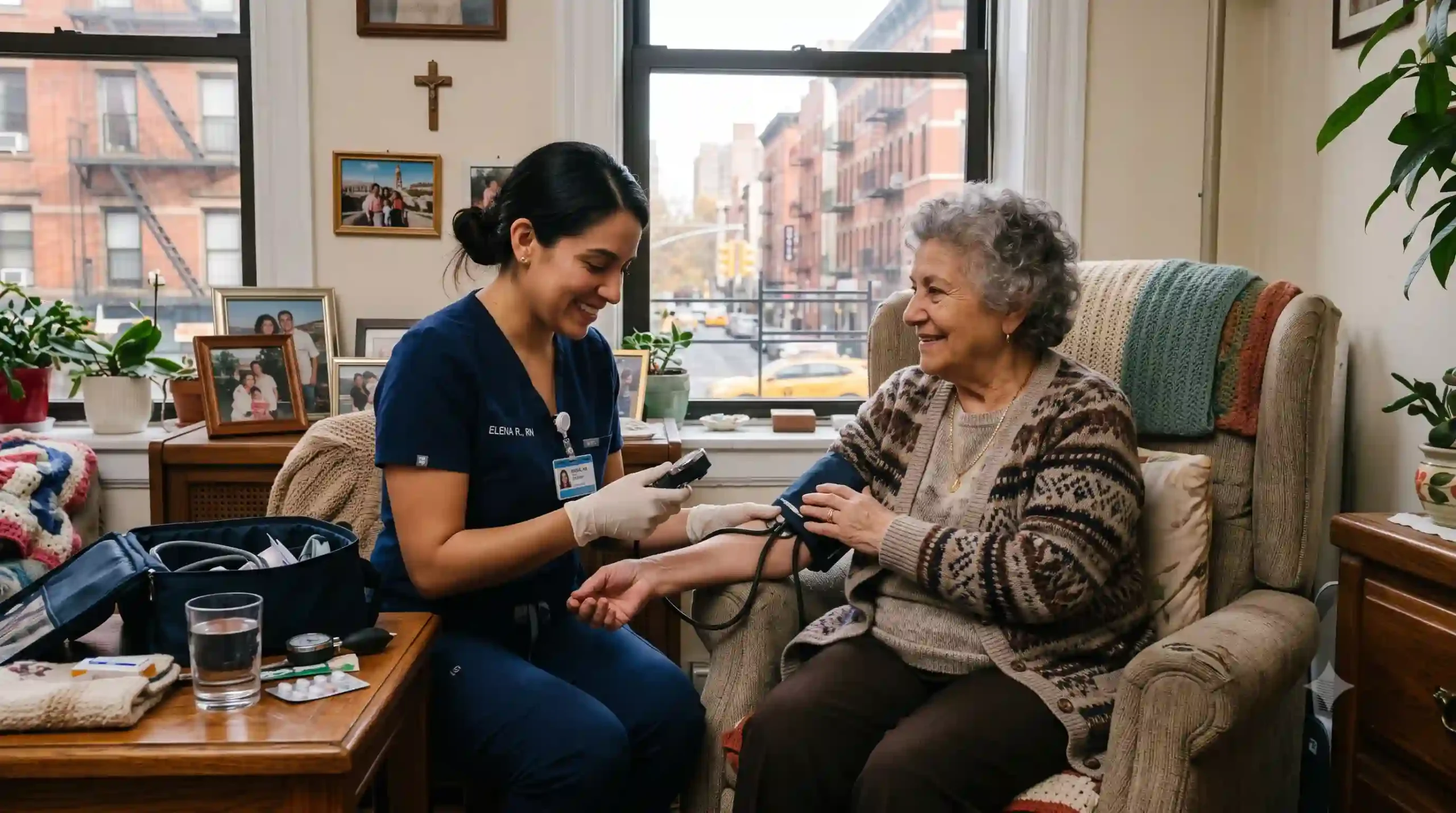 nurse providing around the clock services in NYC
